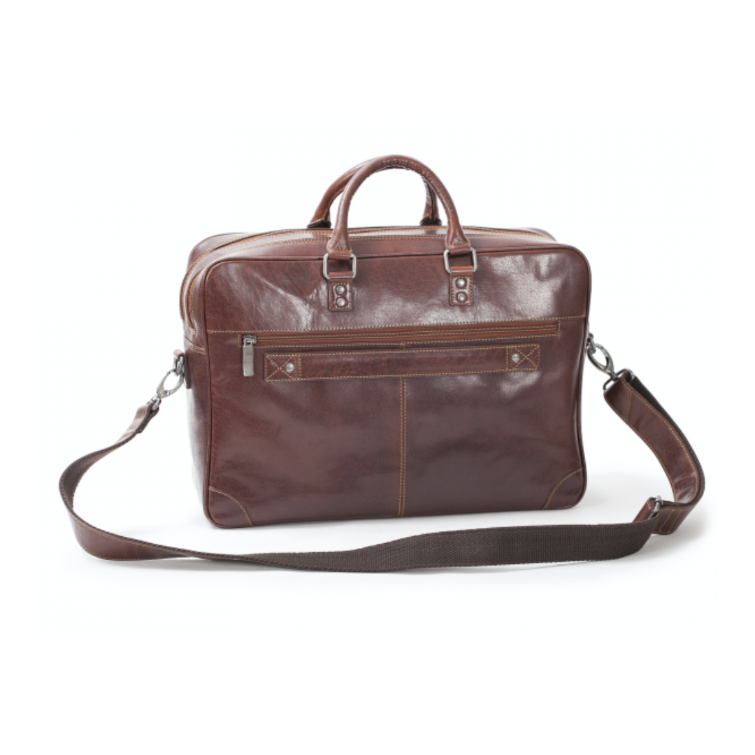 BaooBaoo Briefcase Soft 15" Brandy